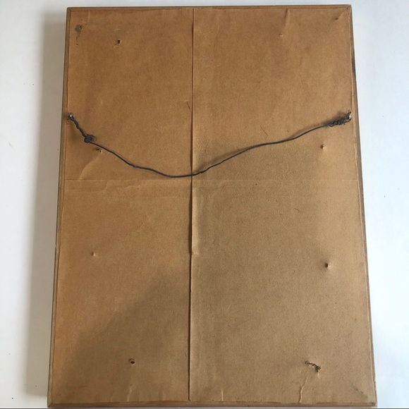 Vintage Embroidered Framed The Blue Boy - Picture 9 of 9